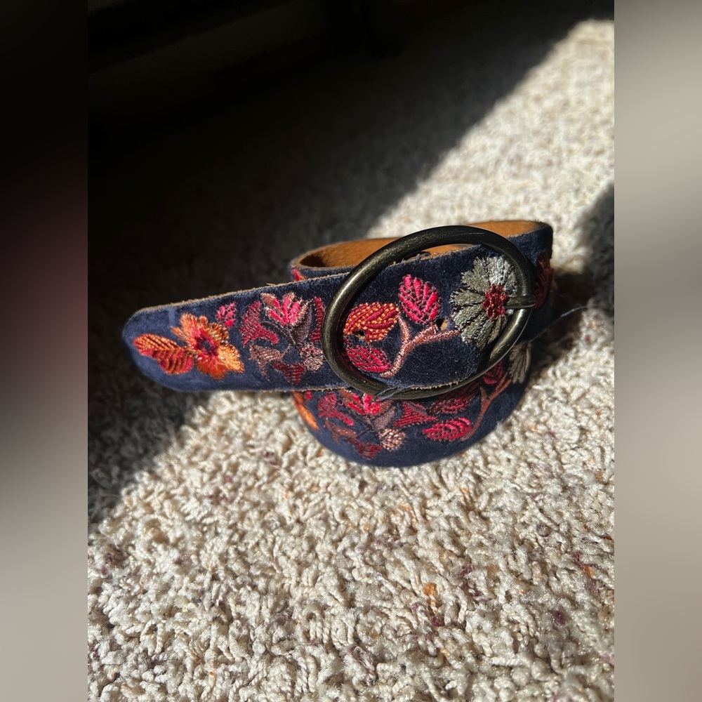 Lucky Brand Belt Embroidery